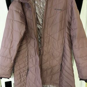 Columbia Women's Light Purple Quilted Ski Jacket